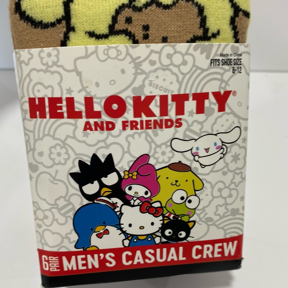 Hello Kitty Red and Green Socks Set Vibrant Accessories Sanrio NWT - Picture 2 of 6